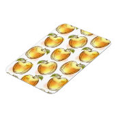黄色のリンゴでパターン化 マグネット (左側)