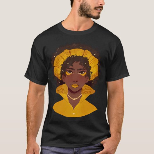黄色のレディ Tシャツ (正面)