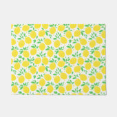 黄色のレモンの書式 ドアマット (正面)