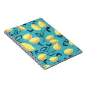 黄色のレモンガッシュターコイズ。 ノートブック (右側)