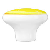 黄色のレモンスライスノブのハンドル セラミックノブ (側面)