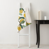 黄色のレモン、熱帯シームレスプリント。 シェルパブランケット (インサイチュ)