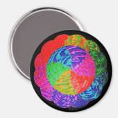 黄色のレンガロードを探す マグネット (正面/裏面)