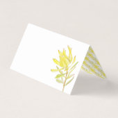 黄色のロイカデンドロン結婚水色 (裏面)