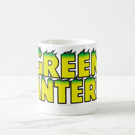 黄色のロゴの炎 コーヒーマグカップ (中央)