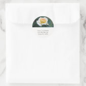 黄色のローズアドレス ラウンドシール (バッグ)