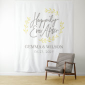 黄色のローレ葉ルのは幸せ結婚に タペストリー (インサイチュ)