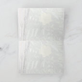 黄色のワイルドフラワーのグリーティングカード カード (内部)