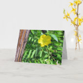 黄色のワイルドフラワーのグリーティングカード カード (黄色い花)