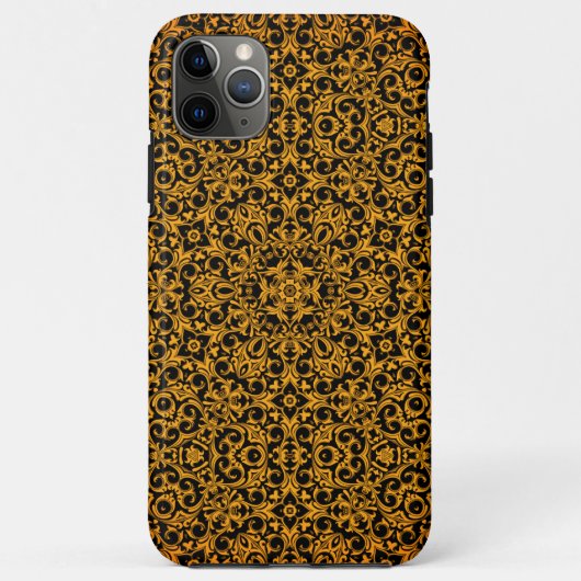 黄色のヴィンテージ Case-Mate iPhoneケース (裏面)