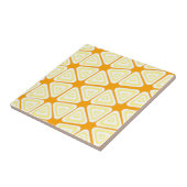 黄色の三角形パターン タイル (側面)