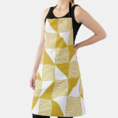 黄色の三角形：線形シームレスパターン。 エプロン (インサイチュ)