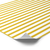 黄色の三角形：線形シームレスパターン。 ポスター (角)