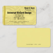 黄色の上にカール 名刺 (正面/裏面)