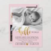 黄色の世界ベビー写真家が新たに発表 ポストカード (正面/裏面)