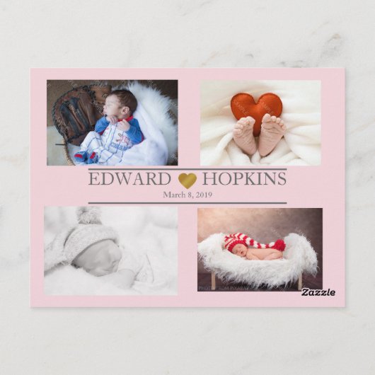 黄色の世界ベビー写真家が新たに発表 ポストカード (裏面)