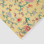 黄色の中国のフローラ切り離しティッシュペーパー 薄葉紙 (詳細)