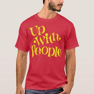 黄色の人々と共に進む Tシャツ