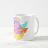 黄色の人魚 コーヒーマグカップ (正面右)