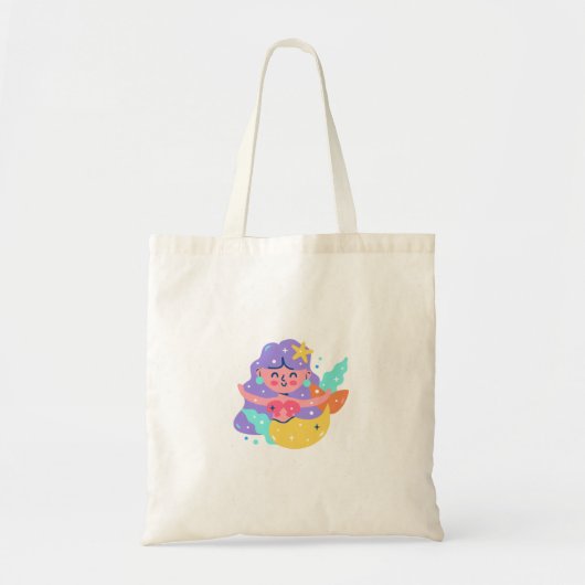 黄色の人魚 トートバッグ (正面)