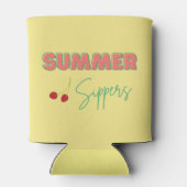 黄色の例示的な夏のサイッパードリンク 缶クーラー (裏面)