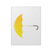 黄色の傘 ノートパッド (回転)