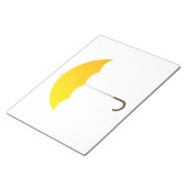 黄色の傘 ノートパッド (アングル)