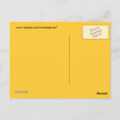 黄色の出荷はがき ポストカード (裏面)