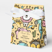 黄色の動物のドドルサンキュー フェイバーボックス (正面サイド)