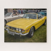 黄色の勝利スタッグスポーツカー ジグソーパズル (横)