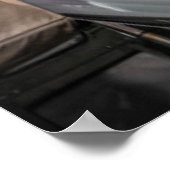 黄色の勝利スタッグスポーツカー ポスター (角)