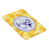 黄色の名前パターン マグネット (右側)