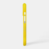 黄色の喜び iPhone 16ケース (左側面)