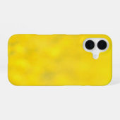 黄色の喜び iPhone 16ケース (裏面横)