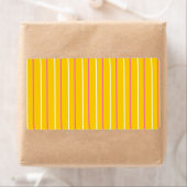 黄色の垂直ストライプパターン ラベル (インサイチュ)