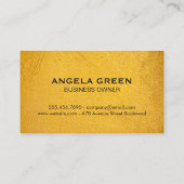 黄色の壁テクスチャ |ホーム修復ツール 名刺 (裏面)