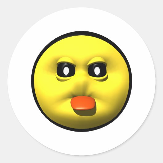 黄色の外反突出 ラウンドシール (正面)