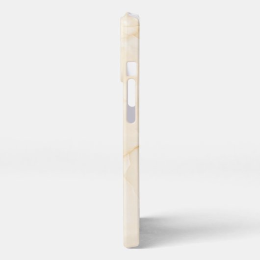 黄色の大理石背景 iPhoneケース (左側面)