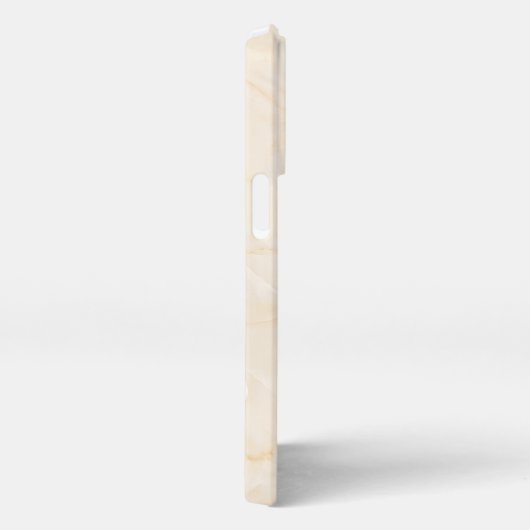 黄色の大理石背景 iPhoneケース (右側面)