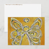 黄色の天使のポストカード ポストカード (正面/裏面)