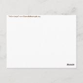 黄色の天使のポストカード ポストカード (裏面)