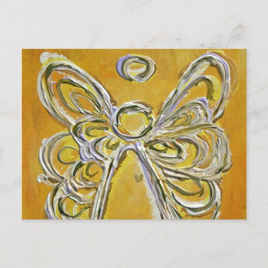 黄色の天使のポストカード ポストカード (正面)