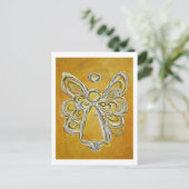 黄色の天使のポストカード ポストカード (スタンド正面)