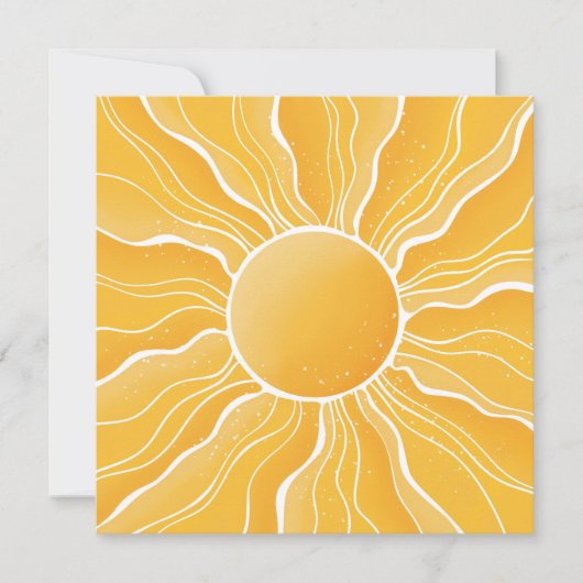 黄色の太陽 (正面)