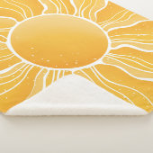 黄色の太陽 シェルパブランケット (3/4)