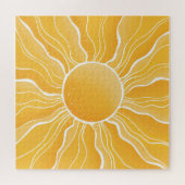 黄色の太陽 ジグソーパズル (横)