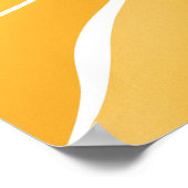 黄色の太陽 ポスター (角)