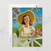 黄色の女 ポストカード (正面/裏面)