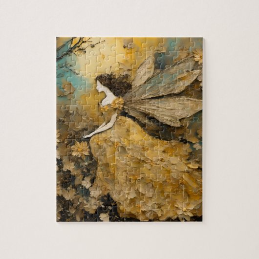 黄色の妖精 ジグソーパズル (縦)