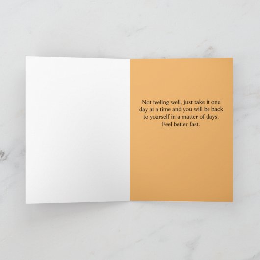 黄色の子猫 カード (内部)